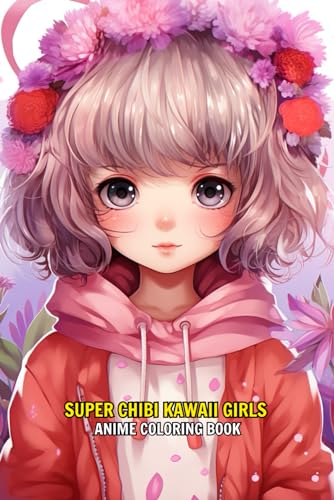 Super Chibi Kawaii Girls Anime Coloring Book: Manga Art & Enthusiasts Stress Relief Adult von Independently published